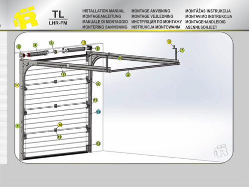 Instalation Manuals for TL LHR FM Garage Door