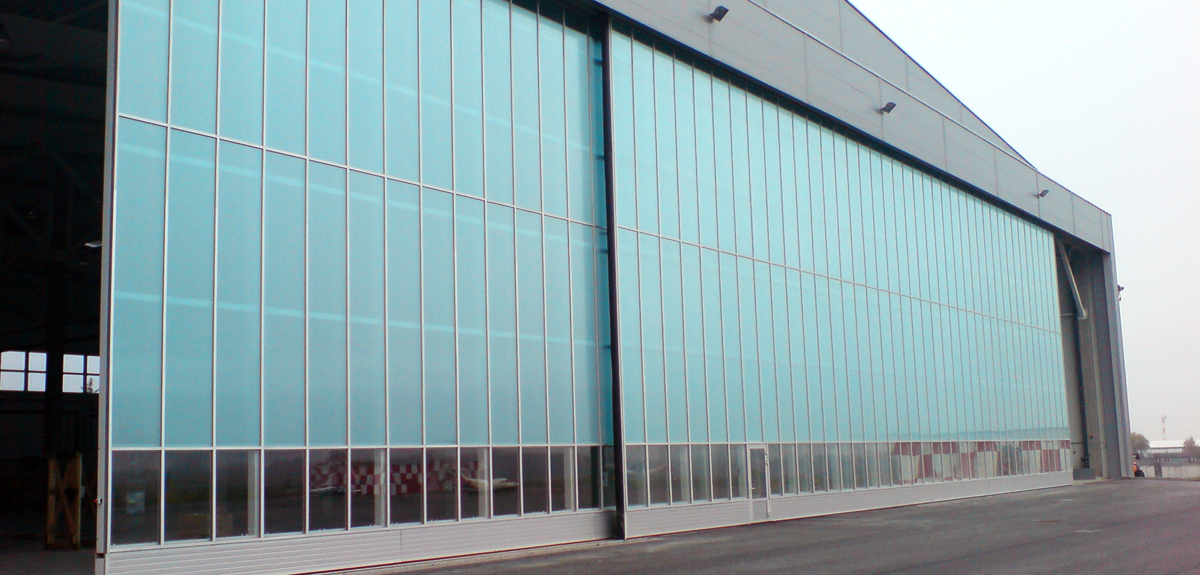 Sliding Telescopic Hangar Door