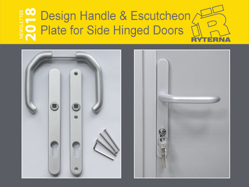 Design Handle & Escutcheon Plate for Side Hinged Doors