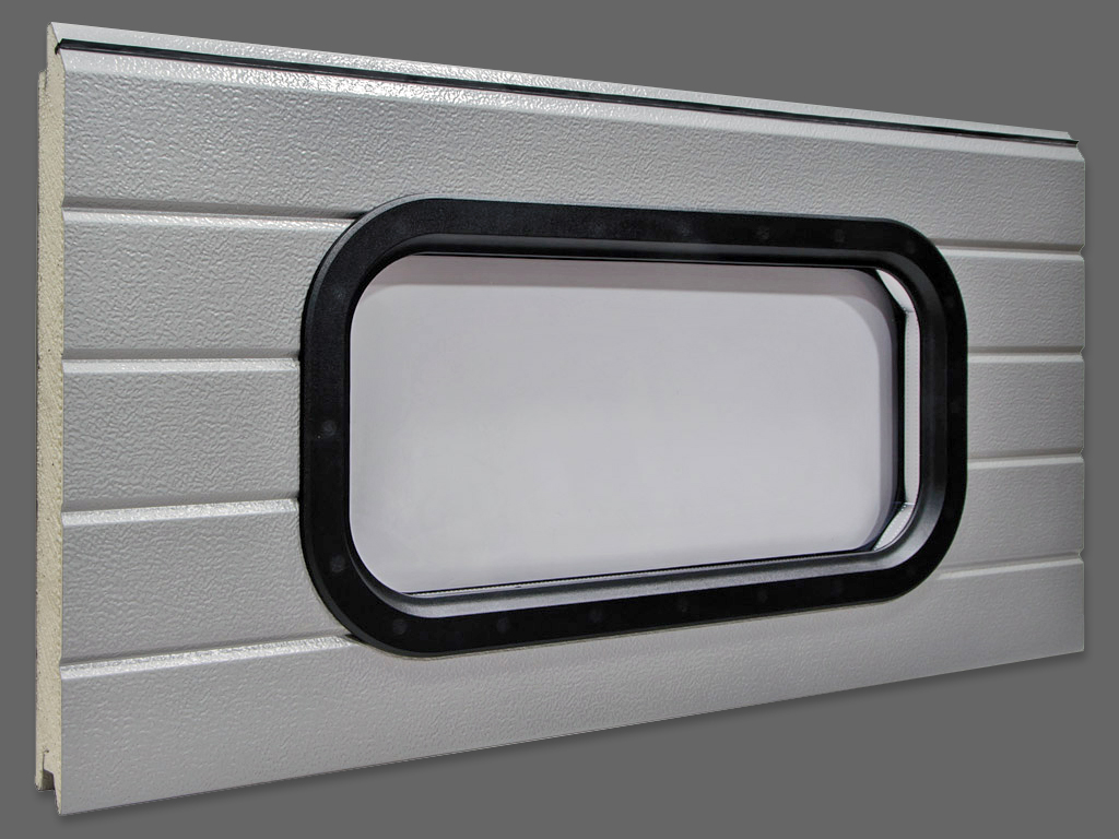 PVC double acrylic glazing oval window
